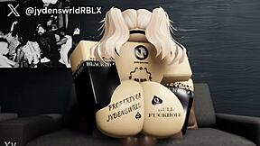 Blonde girl becomes personal cocksleeve in interracial casting with big black cock.