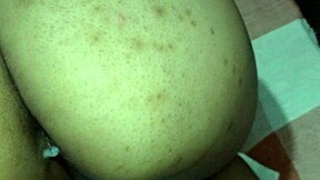 Hot morena bends over ass for big cock spitting orgasm sofa!