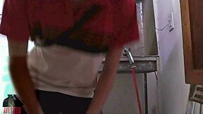 Masturbating In The Back Of The Shop