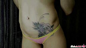 Fucked opposite window with pussy licking and facial cum