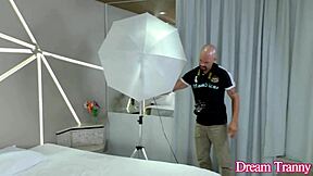 Big Ass Tranny Julia Alves Seduces Photographer Hard