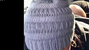 Ebony Snowboarder Gags On Big Black Cock In The Car, Swallowing Every Drop!