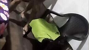 Wife gets fucked by neighbor in cowgirl homemade