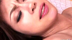 Skinny Japanese milf overwhelmed by multiple creampies in wild group sex with boys