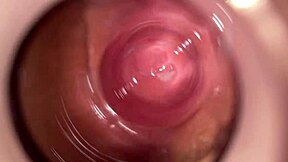 Camera Explores Mia's Tight, Creamy, Juicy Pussy Deep Inside