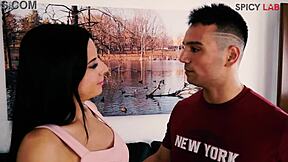 Overwhelmed by Saving and Fucking a Big Boobs Brunette in Roleplay