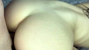 The girl with the perfect ass rides the horseman's big cock passionately