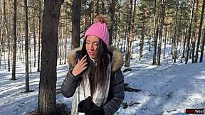 I Let a Stranger Finish Inside Me in Snowy Forest