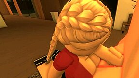 roblox girl sucks small cock of her royal boyfriend in intimate session