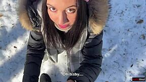 I Let a Stranger Finish Inside Me in Snowy Forest