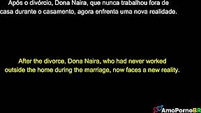 mature brazilian milf dona naira gets help from neighbors after divorce with blowjob and big ass