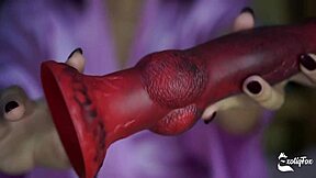 Unboxing dragon thrusting dildos and new vibrators as a solo gooner girl