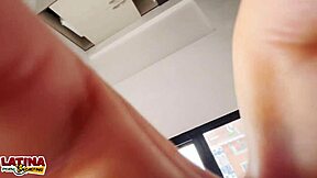 my first latina porn casting, squirting with a perfect ass.