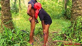 Ebony Wife Rides Ex Boyfriend's Monster Cock With Dirty Talk In Amateur Bush Hardcore.