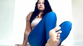 Tickle Tease On Wrinkled Barefoot Feet