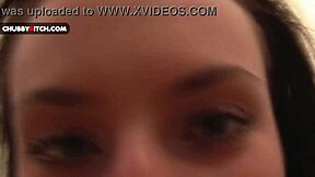 Chubby Girl With Amazing Eyes Dancing And Seductively Touching Herself