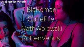 Foot worship and tickling fetish with wax play on bratty girls!