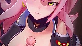 Nicole offers a titjob