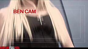 couple wear lingerie to interviews and get fucked hard