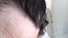 milf milks cock subtly at pool resort