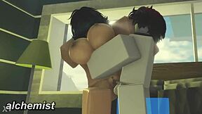 I'm fucking this random whore hard in the condo, her big ass bouncing