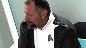 LESBIAN ORAL ACTION on the US ENTERPRISE