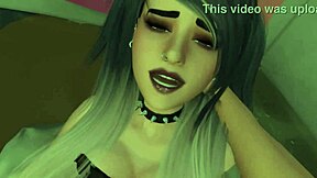 Pov Sex with Goth Chick at Wild Party
