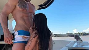 Boat sex with the hottest Brazilian Gih Ribeiro
