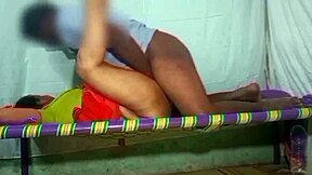 housewife blowjob on outdoor amateur cock with long hair.