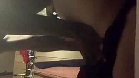 this ebony gilf with a beautiful ass is getting attention in close up