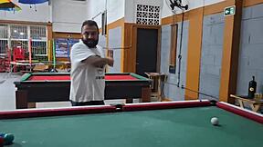 She Doesn't Play Pool But Takes It Deep in the Ass