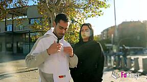 sexual tour in madrid, nelia estrada's huge tits explore the capital.