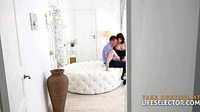 Angelin Joy Pleases Two Cocks!