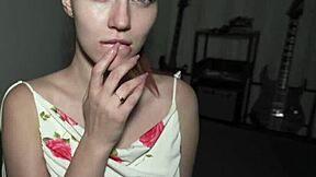 Redhead amateurs handle two dicks in rough doggystyle and cowgirl creampie