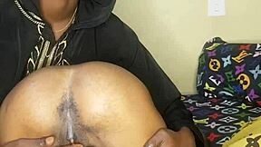 ebony teen cant RESIST shaved pussy webcam