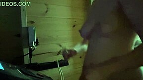 Outdoor sinful sunday with toys, cum, and natural tits on display