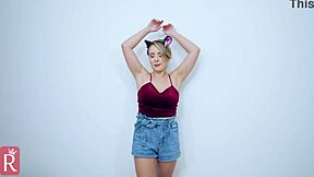 Cosplay kitten ready to stir up some naughty trouble