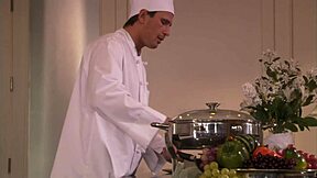 haley paiges chef delivers hot snacks and gives her a hot beef injection