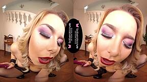 Nikky dream masturbates solo in vr