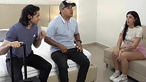 Teen Rents Apartment To Horny Indian Man Then Fucks Him For Rent Payment