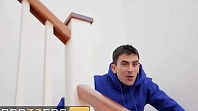 Daisy may sucks two dicks doggystyle.