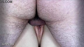 Amazing doggy style with creamy pussy cumshot finish