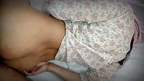 Indian mommy gets tight pussy fucked hard in homemade roleplay!