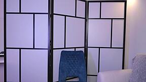 the beauty dancing after the club and continuing at home on webcam