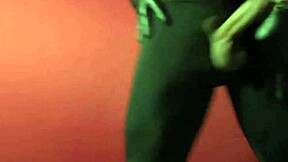 Curvy Black Babe Rips Clothes In Seductive Strip Tease Show