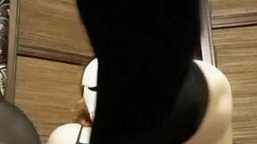 Oh, look at that pantyhose-clad hottie with big tits!