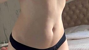 Cute Girl Maiskii Masturbates with Dildo. How Wet Can a Shaved Pussy Get?