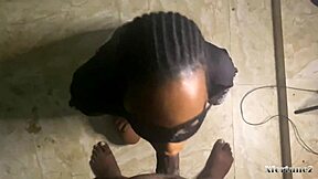 Yo, my sexy ebony roommate just sucked my dick dry tonight!