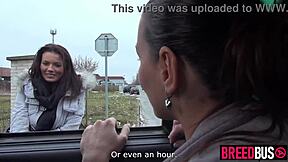 Vanessa Decker Hops On Breedbus Threesome!