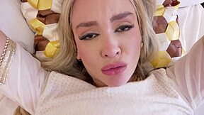 Tatiana Alvarez Licks Wet Pussy Before Intense Doggystyle Creampie